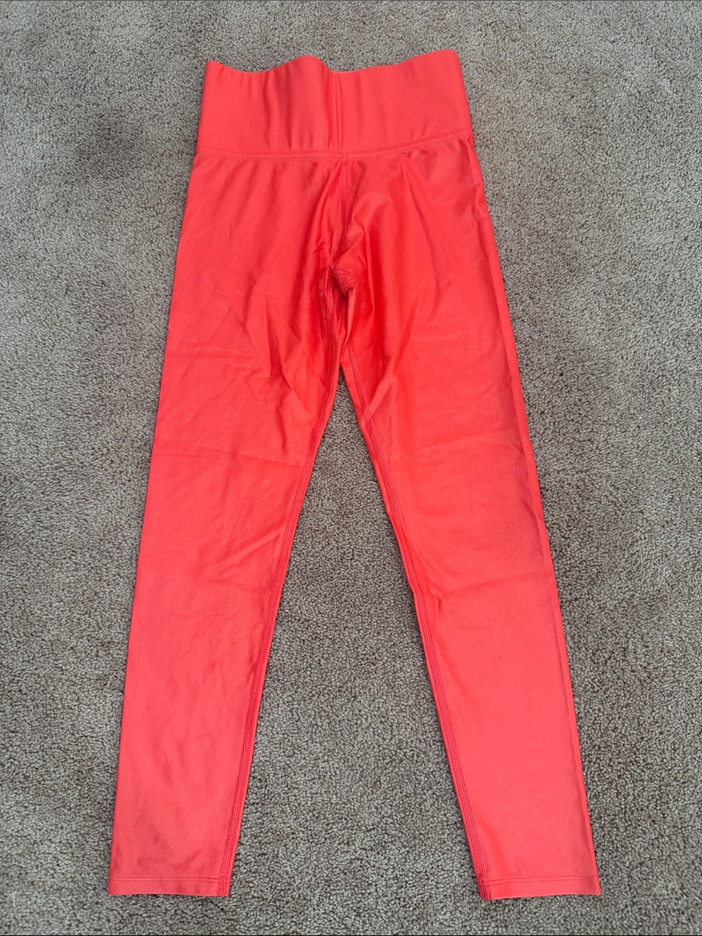 Carbon38 High-Waist Leggings in Red